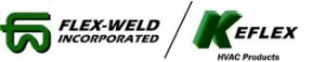Logotipo Flex-Weld e Keflex no site da Dorian Drake Coifas, juntas de dilatação, foles de exaustão