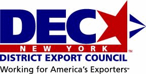 Logotipo do Conselho Distrital de Exportação no site de Dorian Drake - Tarrifs afeta negativamente exportadores dos EUA