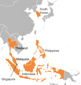 2009 Asia Financial Crisis Countries Most Affected