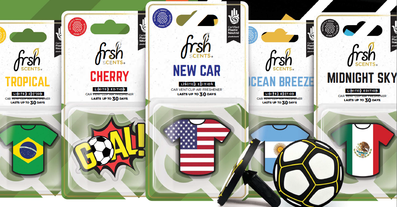 Air Fresheners - Organic Fragrances - FRSH Scents - Represented by Dorian Drake International.